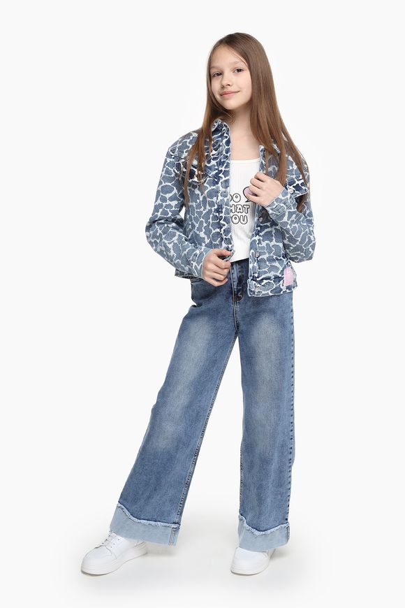 Магазин обуви Куртка джинсовая для девочки M110