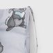 Захисні бортики в ліжко Зайка КПО4 25х16х8 см Сірий (2000990276858)