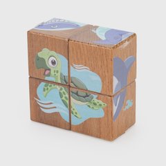 Магазин взуття Набір дерев’яних кубиків «Підводний світ» 15403