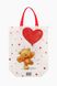 Еко-сумка Ведмедик з серцем Різнокольоровий (2000989408093)