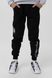 Спортивні штани з принтом для хлопчика Pitiki 228-13-1 176 см Чорний (2000990094469D)