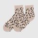 Шкарпетки для дівчинки V&T ШДК144-024 Леопард 22-24 Бежевий (2000990201768A)