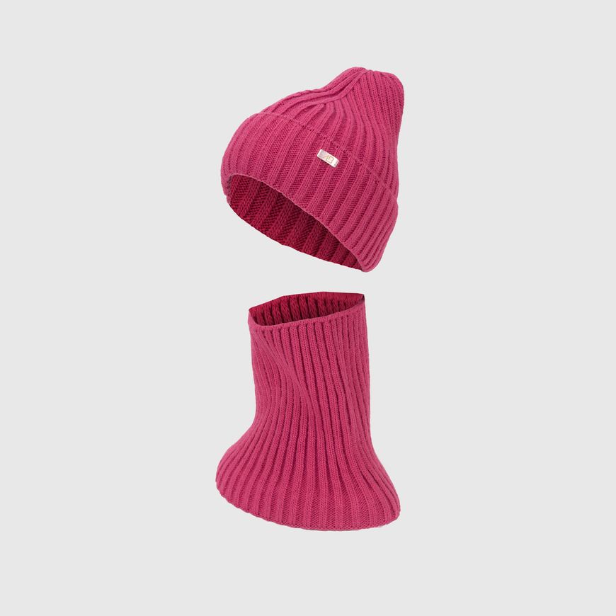 Магазин обуви Набор шапка+шарф для девочки Valentino