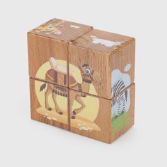 Магазин взуття Набір дерев’яних кубиків «Тварини спекотних країн» 15403