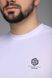 Фітнес футболка однотонна чоловіча Speed Life XF-1509 S Білий (2000989559757)