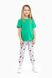 Спортивні штани з принтом для дівчинки Hees HS-50 92 см Сірий (2000989622697D)