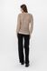 Пуловер однотонний жіночий Femme 1016 One Size Бежевий (2000989871156D)