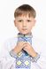 Рубашка с вышивкой для мальчика КОЗАЧОК ТРИЗУБ 98 см Сине-желтый (2000989641322D)