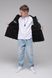 Куртка для хлопчика двостороння 622223 176 см Чорний (2000989397403)