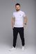 Фитнес футболка однотонная мужская Speed Life XF-1509 S Белый (2000989559757)