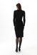 Платье однотонное женское 738 L Черный (2000990229021W)
