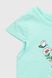 Костюм (футболка+Велотреки) для девочки Baby Show 877 68 см Мятный (2000990422705S)
