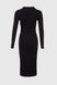 Платье однотонное женское 738 L Черный (2000990229021W)