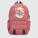 Рюкзак для девочки 9080 Розовый (2000989979326А)
