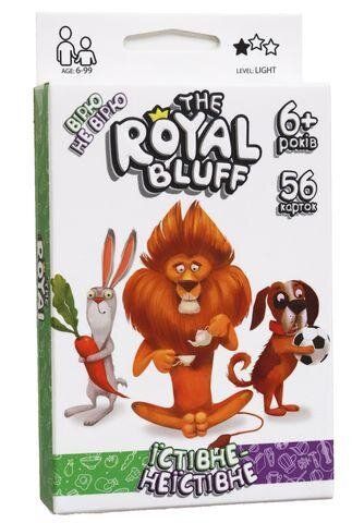 Магазин взуття Карткова гра "The Royal Bluff: їстівне-неїстівне" (укр) (RBL-02-01U) (2000902776438)