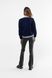 Пуловер однотонный женский Park karon 10339 One Size Темно-синий (2000989850892D)