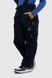 Штани на шлейках для хлопчика EN109 104 см Синій (2000989593348W)