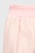 Ползунки Patsan 150 Горошек Велюр 3 шт. 56 см Розовый (2000989933618D)