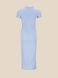 Платье однотонное женское LAWA WBC02371 XL Голубой (2000990559302S)(LW)