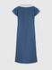 Платье однотонное женское WZ01 4XL Джинсовый (2000990344656S)