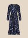 Сукня з візерунком жіноча LAWA WTC02306 XS Темно-синій (2000990582461S)(LW)