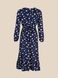 Платье с узором женское LAWA WTC02306 XS Темно-синий (2000990582461S)(LW)
