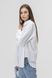 Сорочка з візерунком жіноча Karol 5118 L Білий (2000990006516D)
