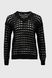Пуловер однотонний жіночий Femme 1016 One Size Чорний (2000989871149D)