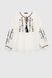 Вишиванка сорочка з принтом жіноча Park karon 23150 40 Білий (2000990154316A)