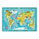 Пазл обсерваційний "Мапа світу Тваринки" Dodo 300133 (4820198240301)