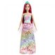 Кукла-принцесса с малиновыми волосами Barbie HGR15 Разноцветный (2000990203199)