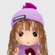 Лялька SEL-0014 м'яконабивна Фіолетовий (2000990070579)