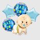 Набір повітряних кульок "Baby boy" GS52711 Різнокольоровий (2000990241689)