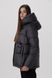 Куртка зимова жіноча Feenegere 8360 50 Темно-сірий (2000989859369W)