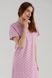 Нічна сорочка жіноча Miss Victoria 70018 3XL Рожевий (2000990376145А)