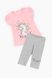 Костюм для девочки Breeze 15705 футболка + капри 86 см Розовый (2000989655091S)