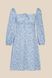 Сукня з візерунком жіноча LAWA WTC02380 XS Блакитно-білий (2000990671004S)