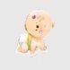 Набір повітряних кульок "Baby girl" GS52711 Різнокольоровий (2000990241696)