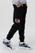 Спортивні штани з принтом для хлопчика Pitiki 228-13-1 176 см Чорний (2000990094384D)