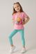 Футболка для девочки Ecrin 4268 104 см Розовый (2000990407979S)