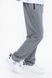 Спортивные брюки однотонные прямые мужские Tommy life 84954 L Серый (2000989670865D)