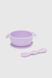Набор детской силиконовой посуды 18 Сиреневый (2000990684608)