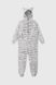 Піжама кігурумі для дівчинки Barwa 0230Шиншила 36 Сірий (2000990206596A)