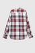 Рубашка с узором мужская MCL 32745 2XL Бордовый (2000990104366D)
