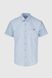 Рубашка с узором мужская Redpolo 3927 3XL Голубой (2000990629470S)