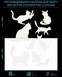 Наклейка "Котики" світловідбиваючі для текстилю (2735803915890)