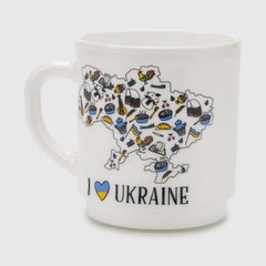 Магазин обуви Чашка в подарочной упаковке 1104 I Love Ukraine Luminarc