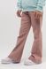 Штани кльош для дівчинки Yekipeer M010-1 122 см Рожевий (2000989745723D)