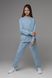 Спортивні штани прямі однотонні для дівчинки SAFARI 60188 140 см Блакитний (2000989506119D)