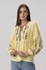 Вишиванка сорочка з принтом жіноча Park karon 23150 40 Жовтий (2000990154262A)